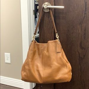 Brown coach purse